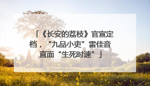 《长安的荔枝》官宣定档，“九品小吏”雷佳音直面“生死时速”