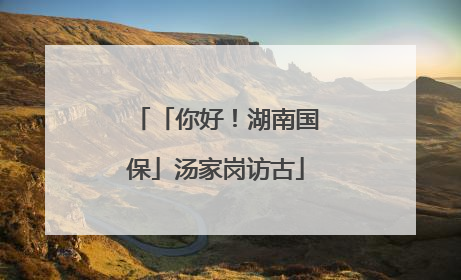 「你好！湖南国保」汤家岗访古