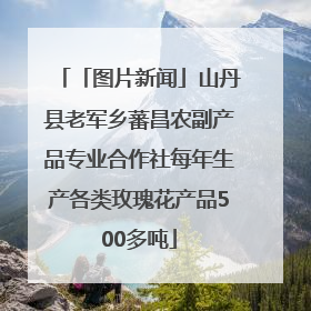 「图片新闻」山丹县老军乡蕃昌农副产品专业合作社每年生产各类玫瑰花产品500多吨