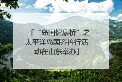 “岛国健康桥”之太平洋岛国齐鲁行活动在山东举办