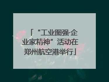 “工业图强·企业家精神”活动在郑州航空港举行