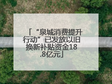 “泉城消费提升行动”已发放以旧换新补贴资金18.8亿元