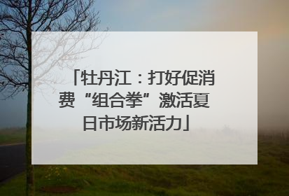 牡丹江：打好促消费“组合拳”激活夏日市场新活力