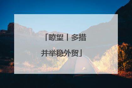 瞭望丨多措并举稳外贸