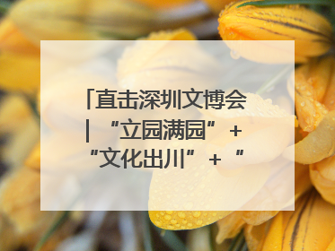 直击深圳文博会｜“立园满园”+“文化出川”+“科技赋能”，成都传媒发布三大文创领域合作清单
