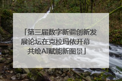 第三届数字新疆创新发展论坛在克拉玛依开幕 共绘AI赋能新图景
