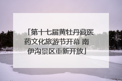 第十七届黄牡丹藏医药文化旅游节开幕 南伊沟景区重新开放