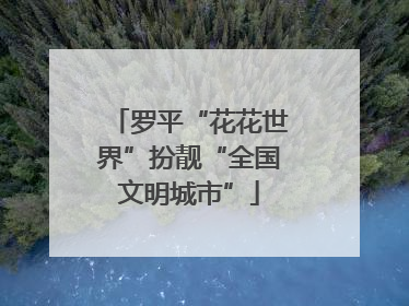 罗平“花花世界”扮靓“全国文明城市”