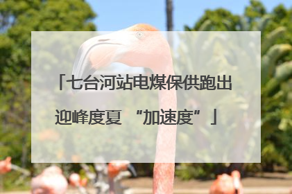 七台河站电煤保供跑出迎峰度夏 “加速度”