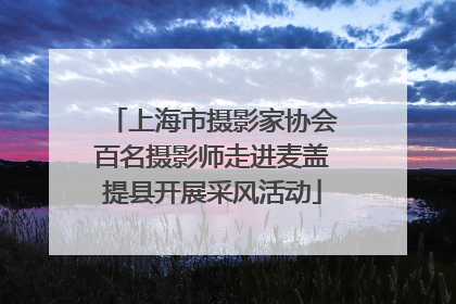 上海市摄影家协会百名摄影师走进麦盖提县开展采风活动