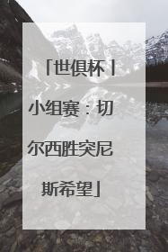 世俱杯丨小组赛：切尔西胜突尼斯希望