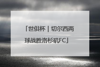 世俱杯｜切尔西两球战胜洛杉矶FC