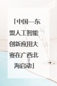 中国—东盟人工智能创新应用大赛在广西北海启动