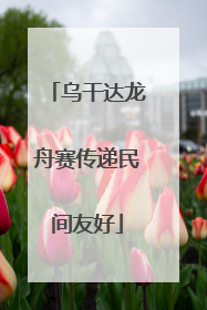 乌干达龙舟赛传递民间友好