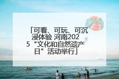 可看、可玩、可沉浸体验 河南2025“文化和自然遗产日”活动举行