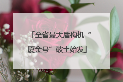 全省最大盾构机“厦金号”破土始发