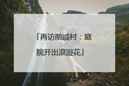 再访前戚村：庭院开出浪漫花