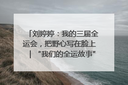 刘婷婷：我的三届全运会，把野心写在脸上｜“我们的全运故事”全民征文大赛