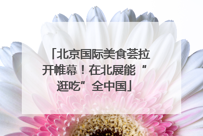 北京国际美食荟拉开帷幕！在北展能“逛吃”全中国