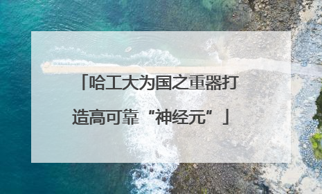 哈工大为国之重器打造高可靠“神经元”