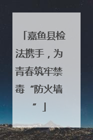 嘉鱼县检法携手，为青春筑牢禁毒“防火墙”