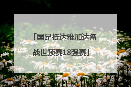 国足抵达雅加达备战世预赛18强赛