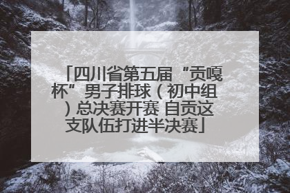 四川省第五届“贡嘎杯”男子排球（初中组）总决赛开赛 自贡这支队伍打进半决赛