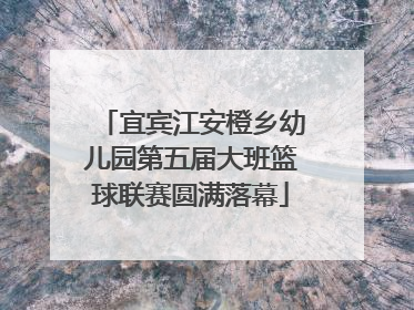 宜宾江安橙乡幼儿园第五届大班篮球联赛圆满落幕