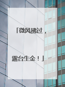 微风拂过，露台生金！