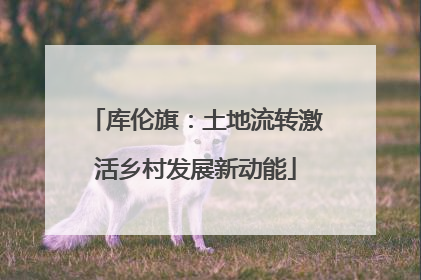 库伦旗：土地流转激活乡村发展新动能