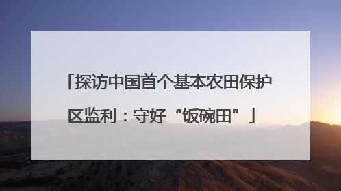 探访中国首个基本农田保护区监利：守好“饭碗田”