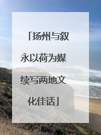 扬州与叙永以荷为媒续写两地文化佳话