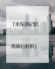 来东郊记忆 看旅行蛙蛙
