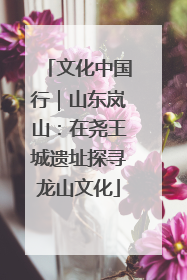 文化中国行｜山东岚山：在尧王城遗址探寻龙山文化