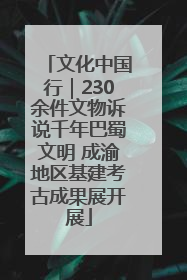 文化中国行｜230余件文物诉说千年巴蜀文明 成渝地区基建考古成果展开展
