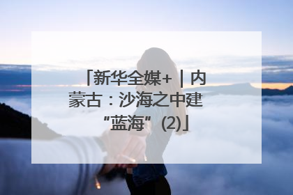 新华全媒+｜内蒙古：沙海之中建“蓝海”(2)