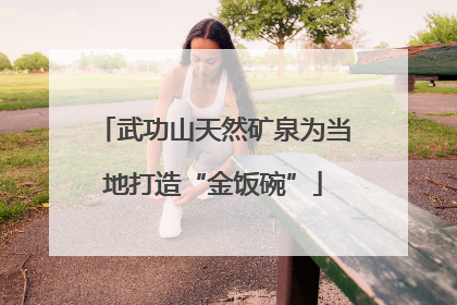 武功山天然矿泉为当地打造“金饭碗”