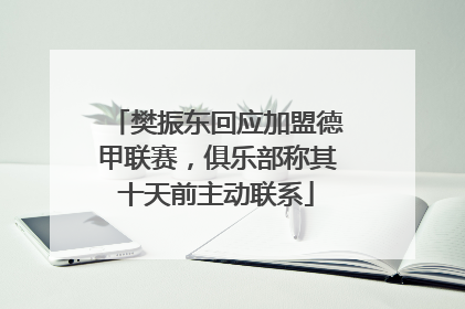 樊振东回应加盟德甲联赛，俱乐部称其十天前主动联系