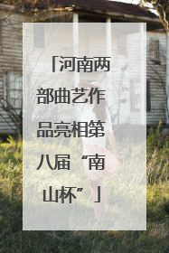 河南两部曲艺作品亮相第八届“南山杯”