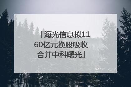 海光信息拟1160亿元换股吸收合并中科曙光
