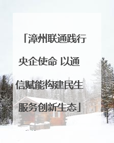 漳州联通践行央企使命 以通信赋能构建民生服务创新生态