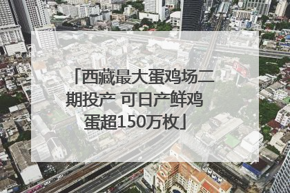 西藏最大蛋鸡场二期投产 可日产鲜鸡蛋超150万枚