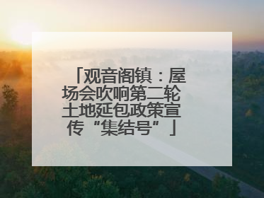 观音阁镇：屋场会吹响第二轮土地延包政策宣传“集结号”