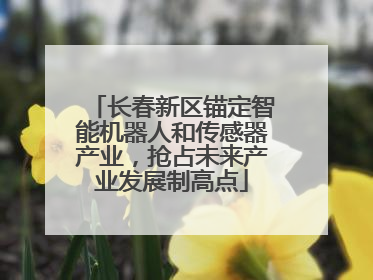 长春新区锚定智能机器人和传感器产业，抢占未来产业发展制高点