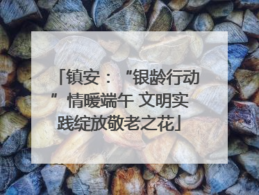 镇安：“银龄行动”情暖端午 文明实践绽放敬老之花