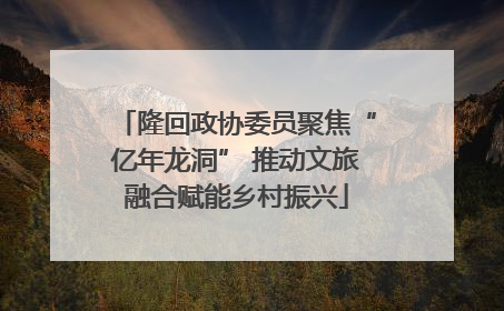 隆回政协委员聚焦“亿年龙洞” 推动文旅融合赋能乡村振兴