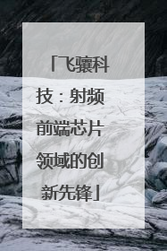 飞骧科技：射频前端芯片领域的创新先锋