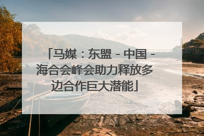 马媒：东盟－中国－海合会峰会助力释放多边合作巨大潜能