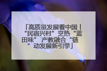 高质量发展看中国丨“民宿兴村”烹热“蓝田味” 产教融合“链”动发展新引擎