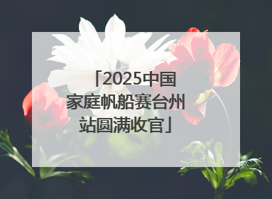 2025中国家庭帆船赛台州站圆满收官